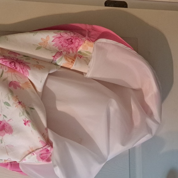 NWT. Floral A-Line Skirt - Pink and Orange - Picture 3 of 4